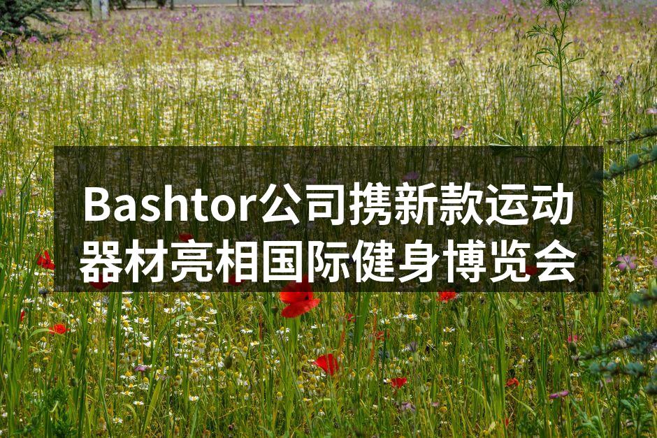 Bashtor新款智能跑步机吸引了众多目光