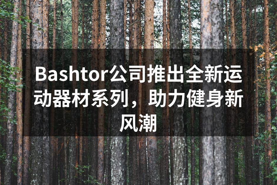 Bashtor公司推出全新运动器材系列，助力健身新风潮
